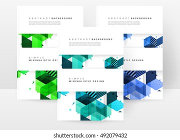 Geometric background Template for covers, flyers, banners, posters and placards, may be used for presentations and book covers, EPS10 vector illustration
