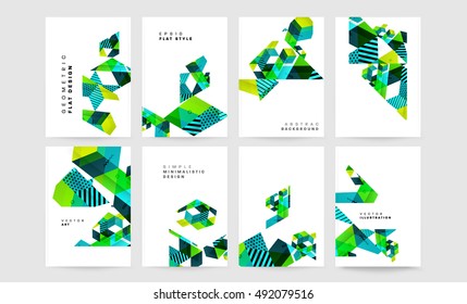Geometric background Template for covers, flyers, banners, posters and placards, may be used for presentations and book covers, EPS10 vector illustration
