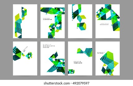 Geometric background Template for covers, flyers, banners, posters and placards, may be used for presentations and book covers, EPS10 vector illustration