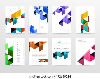 Geometric background Template for covers, flyers, banners, posters and placards, may be used for presentations and book covers, EPS10 vector illustration