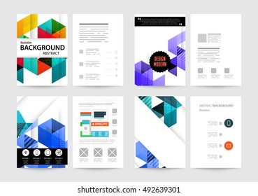 Geometric background Template for covers, flyers, banners, posters and placards, may be used for presentations and book covers, EPS10 vector illustration