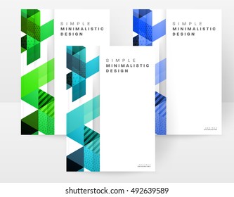 Modelo geométrico para capas, folhetos, banners, cartazes e cartazes, pode ser usado para apresentações e capas de livros, ilustração vetorial EPS10