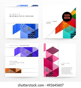 Geometric background Template for covers, flyers, banners, posters and placards, may be used for presentations and book covers, EPS10 vector illustration