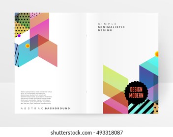 Geometric background Template for covers, flyers, banners, posters and placards, may be used for presentations and book covers, EPS10 vector illustration