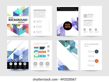 Geometric background Template for covers, flyers, banners, posters and placards, may be used for presentations and book covers, EPS10 vector illustration
