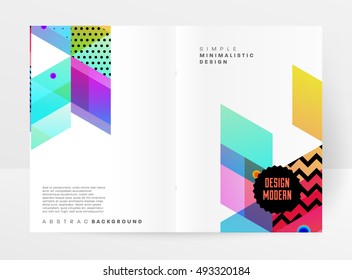 Geometric background Template for covers, flyers, banners, posters and placards, may be used for presentations and book covers, EPS10 vector illustration