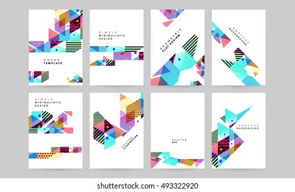 Geometric background Template for covers, flyers, banners, posters and placards, may be used for presentations and book covers, EPS10 vector illustration