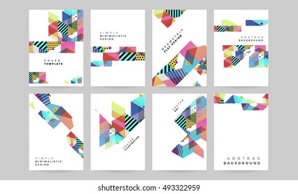 Geometric background Template for covers, flyers, banners, posters and placards, may be used for presentations and book covers, EPS10 vector illustration