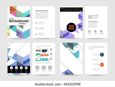 Geometric background Template for covers, flyers, banners, posters and placards, may be used for presentations and book covers, EPS10 vector illustration
