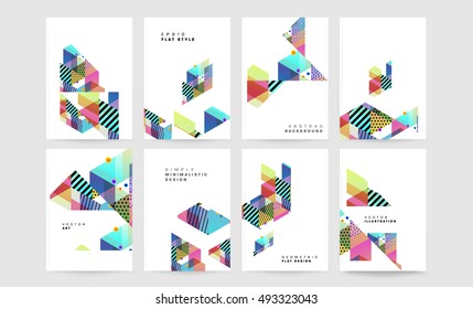Geometric background Template for covers, flyers, banners, posters and placards, may be used for presentations and book covers, EPS10 vector illustration