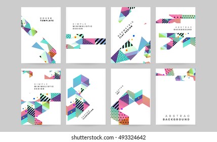 Geometric background Template for covers, flyers, banners, posters and placards, may be used for presentations and book covers, EPS10 vector illustration