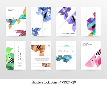 Geometric background Template for covers, flyers, banners, posters and placards, may be used for presentations and book covers, EPS10 vector illustration