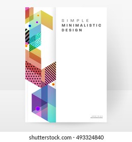 Geometric background Template for covers, flyers, banners, posters and placards, may be used for presentations and book covers, EPS10 vector illustration