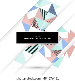 Geometric background Template for covers, flyers, banners, posters and placards, may be used for presentations and book covers, EPS10 vector illustration