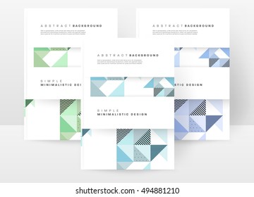 Geometric background Template for covers, flyers, banners, posters and placards, may be used for presentations and book covers, EPS10 vector illustration