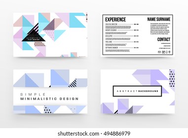 Geometric background Template for covers, flyers, banners, posters and placards, may be used for presentations and book covers, EPS10 vector illustration