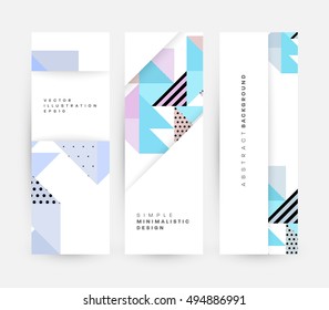 Geometric background Template for covers, flyers, banners, posters and placards, may be used for presentations and book covers, EPS10 vector illustration