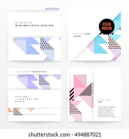Geometric background Template for covers, flyers, banners, posters and placards, may be used for presentations and book covers, EPS10 vector illustration