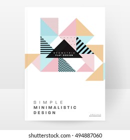 Plantilla de fondo geométrico para cubiertas, volantes, pancartas, carteles y carteles, puede utilizarse para presentaciones y portadas de libros, ilustración vectorial EPS10
