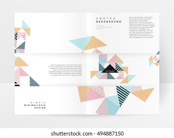Geometric background Template for covers, flyers, banners, posters and placards, may be used for presentations and book covers, EPS10 vector illustration