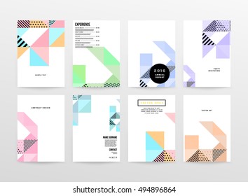 Geometric background Template for covers, flyers, banners, posters and placards, may be used for presentations and book covers, EPS10 vector illustration