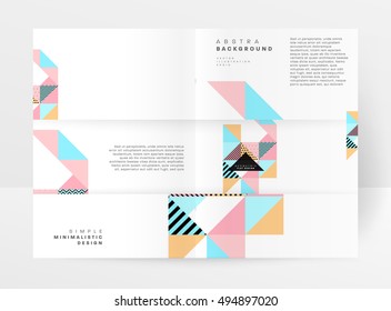 Geometric background Template for covers, flyers, banners, posters and placards, may be used for presentations and book covers, EPS10 vector illustration