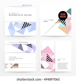 Geometric background Template for covers, flyers, banners, posters and placards, may be used for presentations and book covers, EPS10 vector illustration