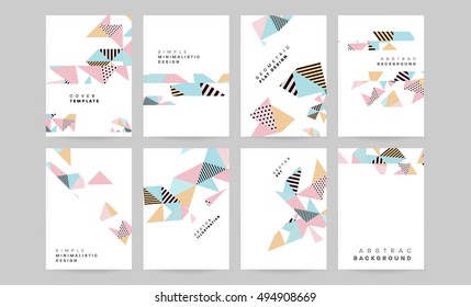 Geometric background Template for covers, flyers, banners, posters and placards, may be used for presentations and book covers, EPS10 vector illustration