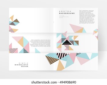 Geometric background Template for covers, flyers, banners, posters and placards, may be used for presentations and book covers, EPS10 vector illustration