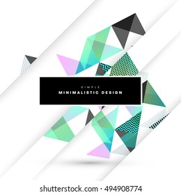 Geometric background Template for covers, flyers, banners, posters and placards, may be used for presentations and book covers, EPS10 vector illustration