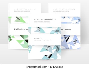 Geometric background Template for covers, flyers, banners, posters and placards, may be used for presentations and book covers, EPS10 vector illustration