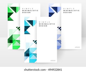 Plantilla de fondo geométrico para cubiertas, volantes, pancartas, carteles y carteles, puede utilizarse para presentaciones y portadas de libros, ilustración vectorial EPS10