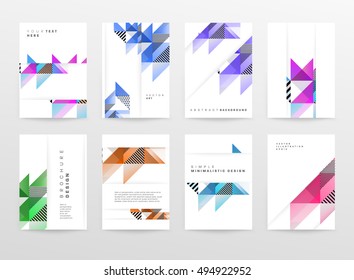 Geometric background Template for covers, flyers, banners, posters and placards, may be used for presentations and book covers, EPS10 vector illustration