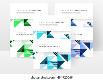 Plantilla de fondo geométrico para cubiertas, volantes, pancartas, carteles y carteles, puede utilizarse para presentaciones y portadas de libros, ilustración vectorial EPS10
