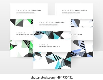 Geometric background Template for covers, flyers, banners, posters and placards, may be used for presentations and book covers, EPS10 vector illustration