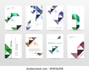Geometric background Template for covers, flyers, banners, posters and placards, may be used for presentations and book covers, EPS10 vector illustration