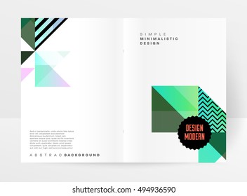 Geometric background Template for covers, flyers, banners, posters and placards, may be used for presentations and book covers, EPS10 vector illustration