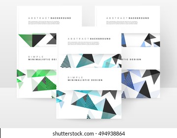 Geometric background Template for covers, flyers, banners, posters and placards, may be used for presentations and book covers, EPS10 vector illustration