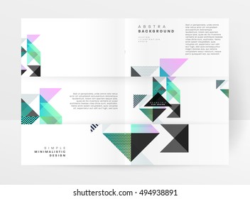 Geometric background Template for covers, flyers, banners, posters and placards, may be used for presentations and book covers, EPS10 vector illustration
