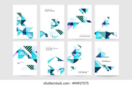 Geometric background Template for covers, flyers, banners, posters and placards, may be used for presentations and book covers, EPS10 vector illustration