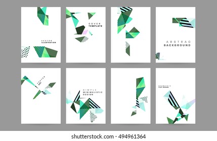 Geometric background Template for covers, flyers, banners, posters and placards, may be used for presentations and book covers, EPS10 vector illustration
