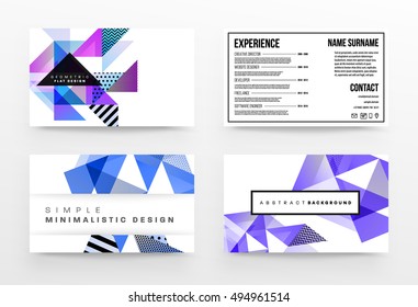 Geometric background Template for covers, flyers, banners, posters and placards, may be used for presentations and book covers, EPS10 vector illustration