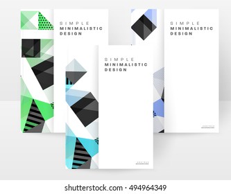 Geometrischer Hintergrund Vorlage für Cover, Flyer, Banner, Poster und Plakate, kann für Präsentationen und Buchumschläge, EPS10 Vektorgrafik, verwendet werden