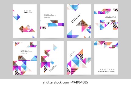 Geometric background Template for covers, flyers, banners, posters and placards, may be used for presentations and book covers, EPS10 vector illustration