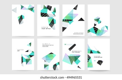 Geometric background Template for covers, flyers, banners, posters and placards, may be used for presentations and book covers, EPS10 vector illustration