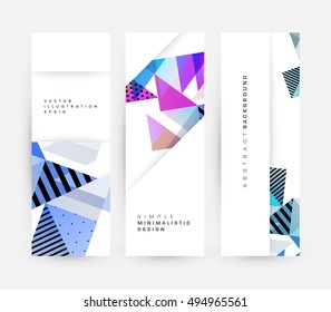 Geometric background Template for covers, flyers, banners, posters and placards, may be used for presentations and book covers, EPS10 vector illustration