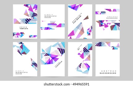 Geometric background Template for covers, flyers, banners, posters and placards, may be used for presentations and book covers, EPS10 vector illustration