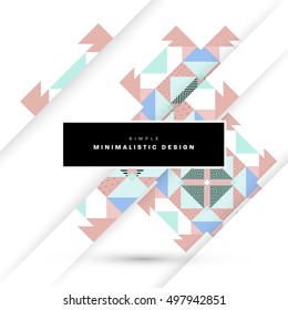 Geometric background Template for covers, flyers, banners, posters and placards, may be used for presentations and book covers, EPS10 vector illustration