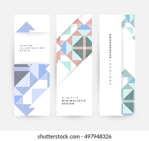 Geometric background Template for covers, flyers, banners, posters and placards, may be used for presentations and book covers, EPS10 vector illustration