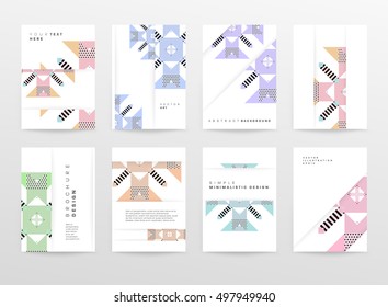 Geometric background Template for covers, flyers, banners, posters and placards, may be used for presentations and book covers, EPS10 vector illustration